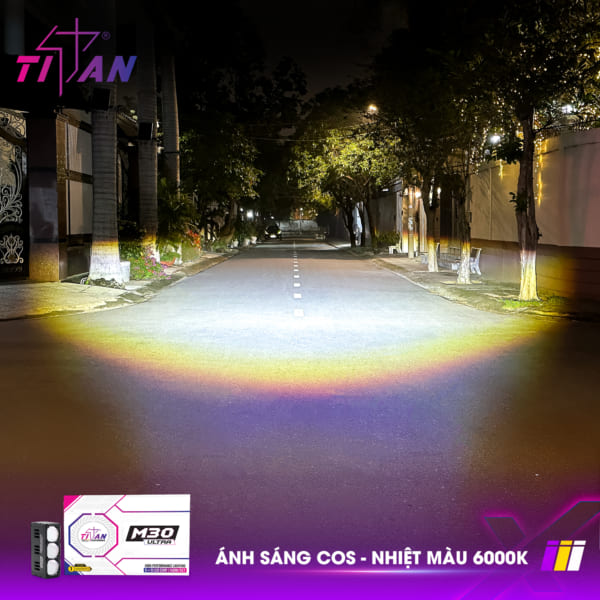 Đèn Trợ Sáng Bi Cầu Titan M30 Ultra - Hình ảnh 10