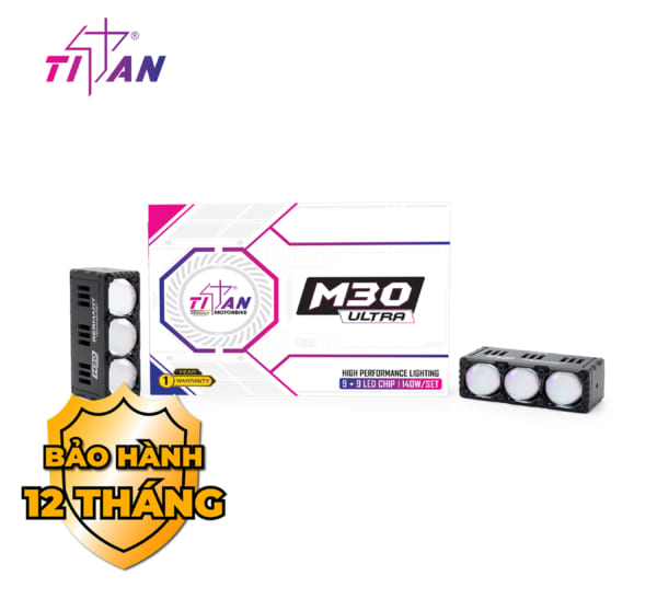 Đèn Trợ Sáng Bi Cầu Titan M30 Ultra