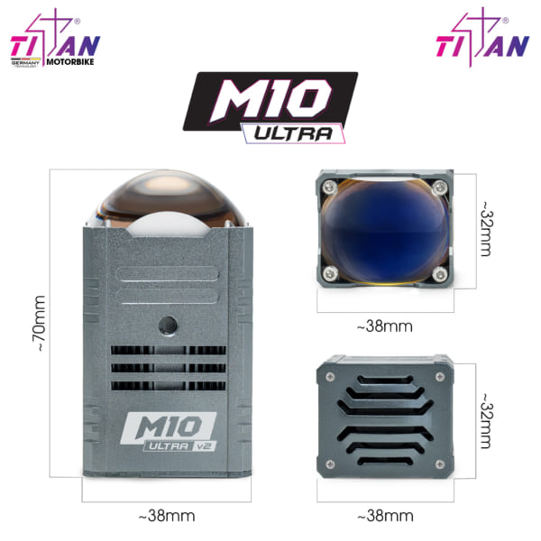 Đèn Trợ Sáng Bi Cầu Titan M10 Ultra V2 - Hình ảnh 4