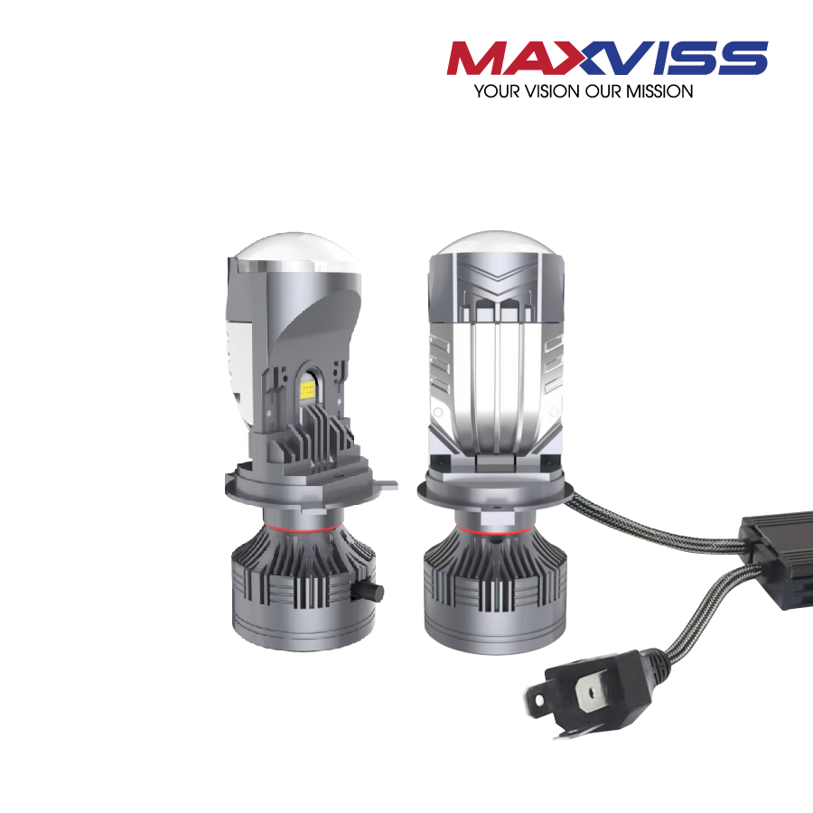 Bóng Led Bi Cầu H4 Mini Maxviss Z80 Trắng (6000K) (BH: 24T) - Ảnh 2