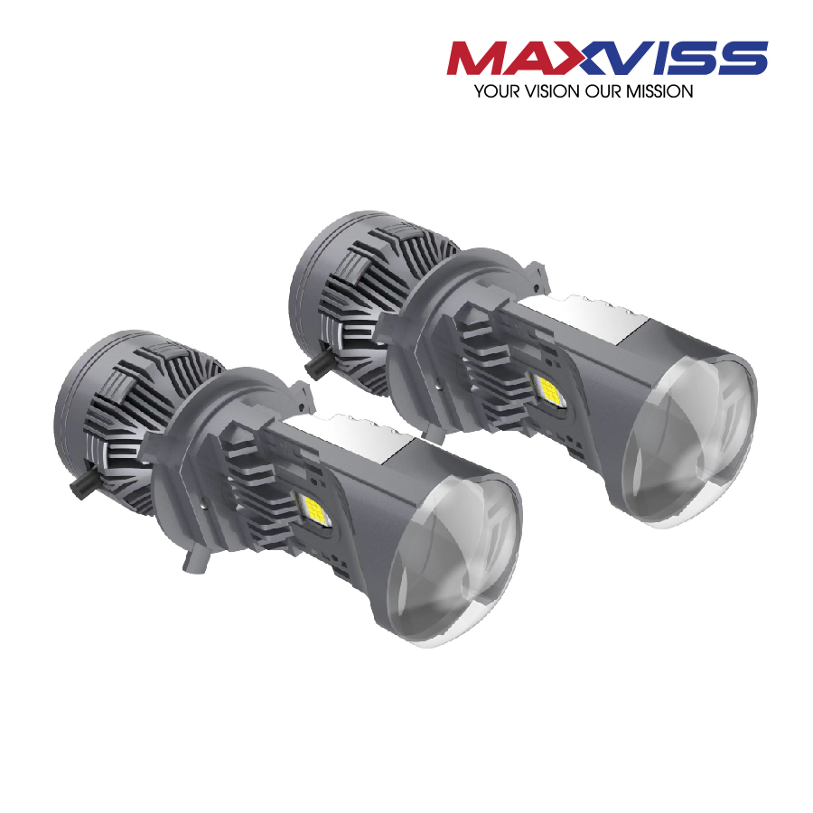 Bóng Led Bi Cầu H4 Mini Maxviss Z80 Trắng (6000K) (BH: 24T) - Ảnh 4