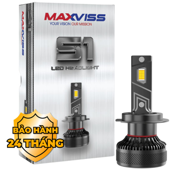 Bóng Đèn Led Maxviss S1 Trắng (6500K) (BH: 24T)