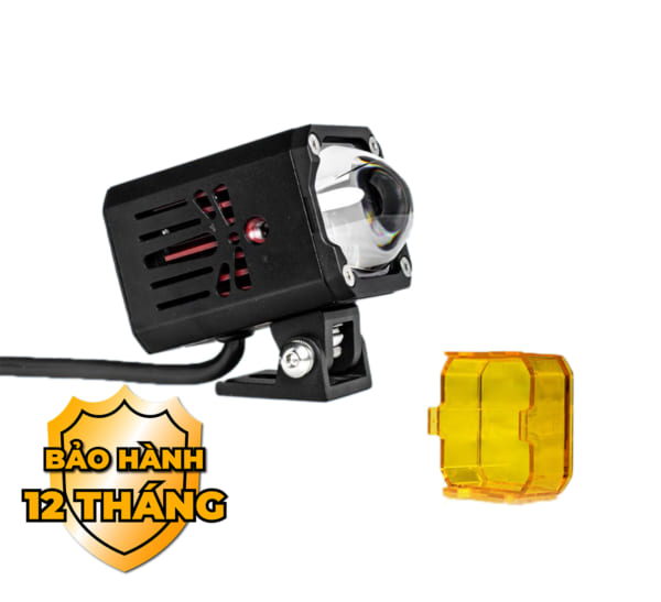Đèn Trợ Sáng Bi Cầu Kenzo X200 5500K 45W (Kèm Len Vàng) (BH: 12T)