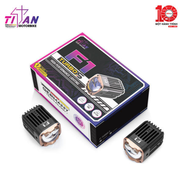 Đèn Trợ Sáng Bi Cầu Titan Moto F1 Turbo S - Ảnh 2